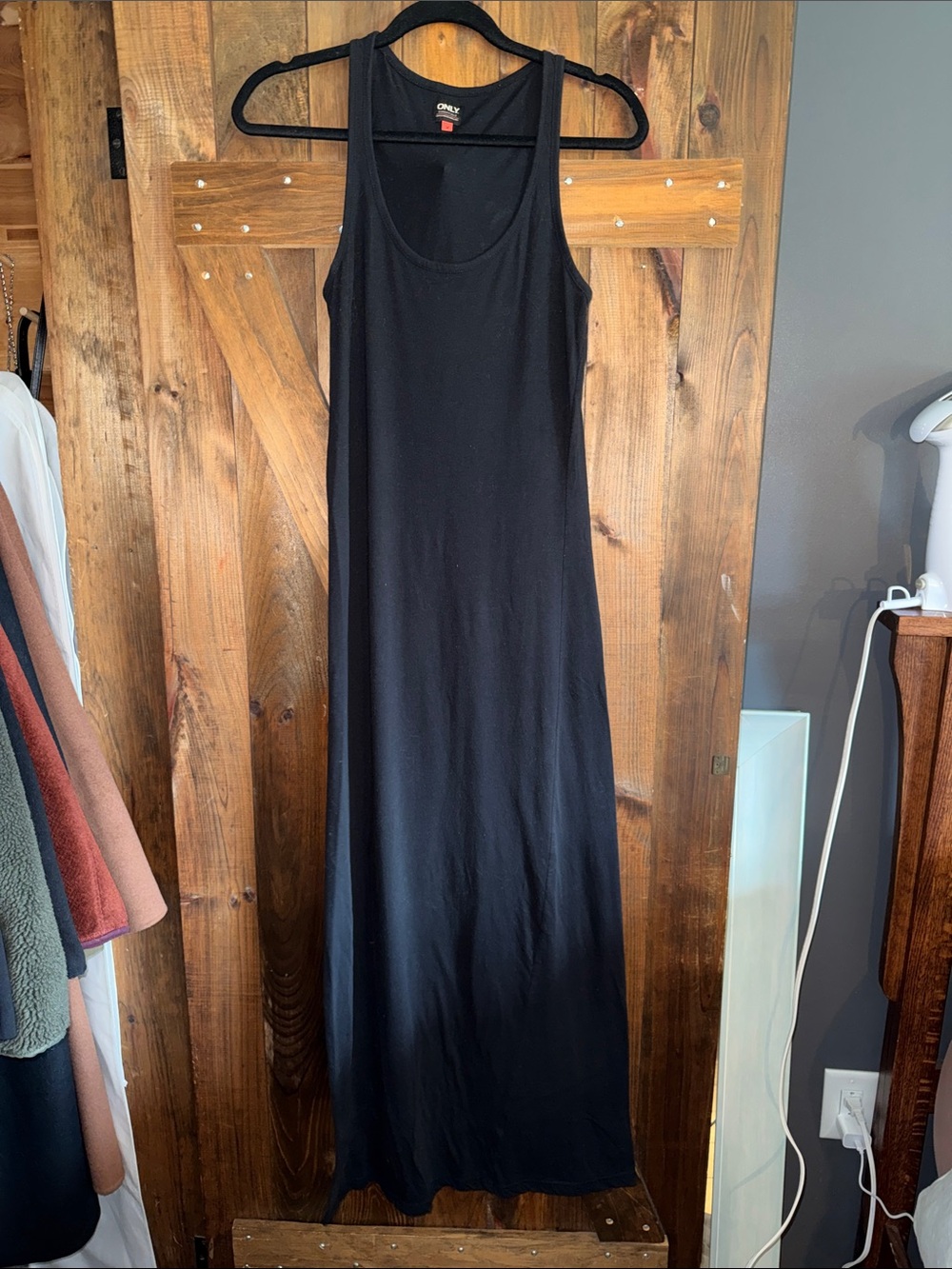Only Black Scoop Tank Maxi Dress